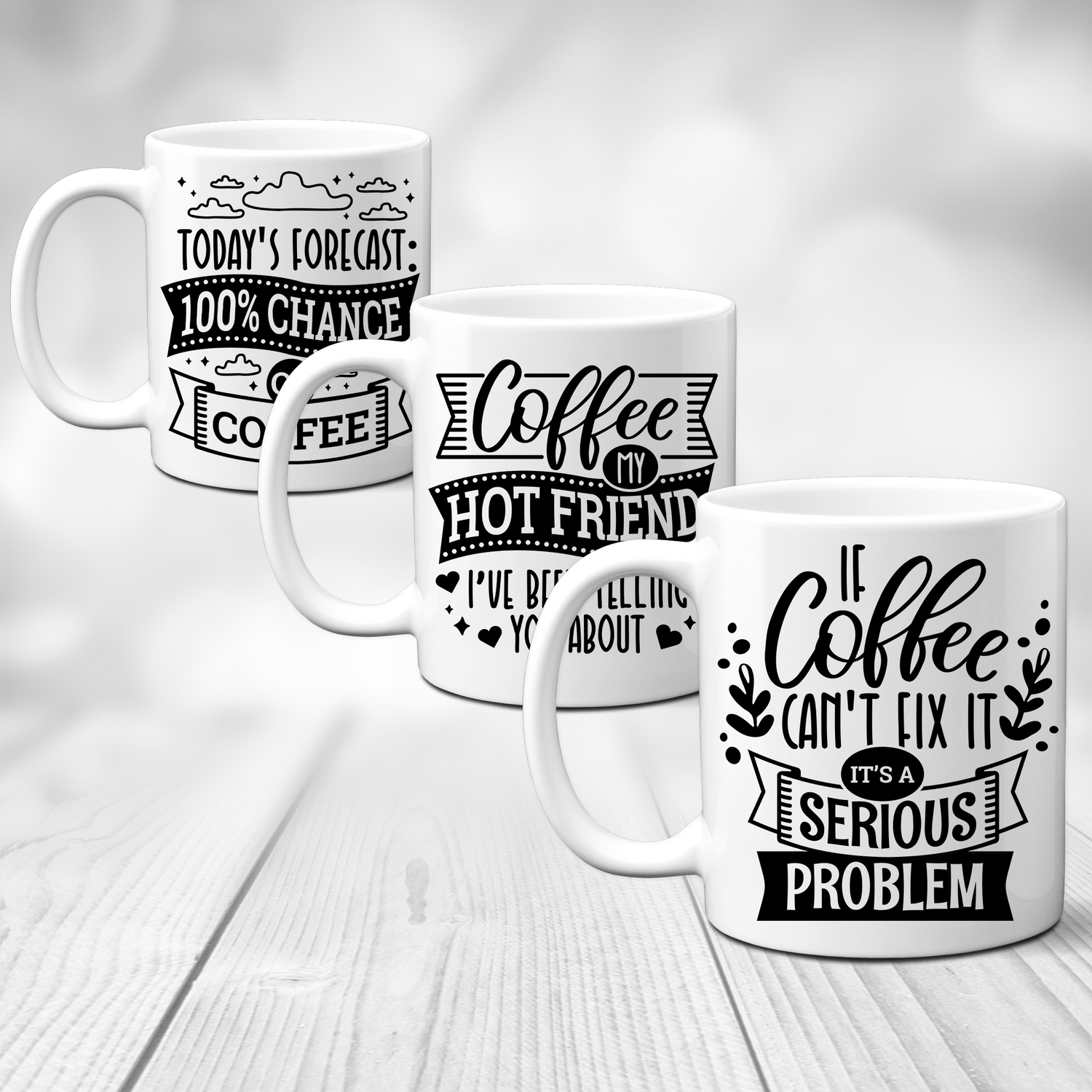 Personalised "Coffee" Mugs